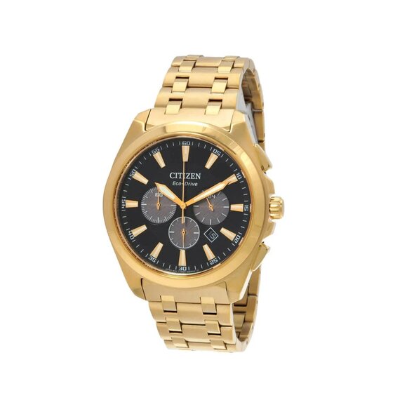 Citizen Peyten Chronograph Black Dial Men's Watch CA4512-50E - Picture 1 of 2